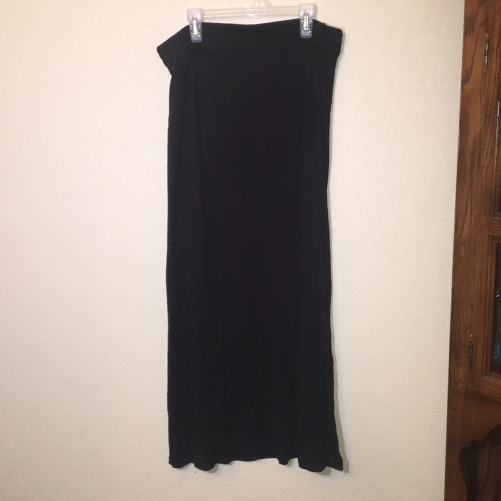 Black maxi skirt
